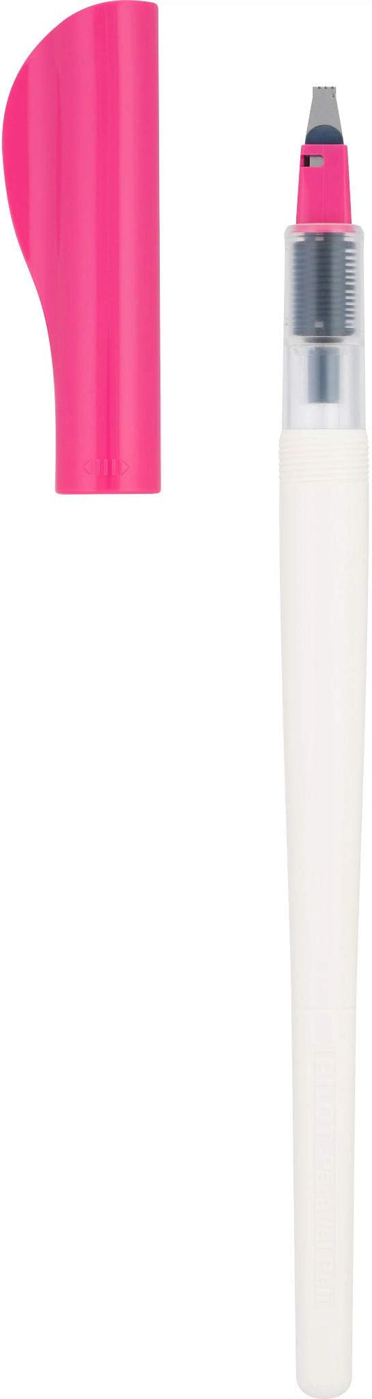 Pilot Parallel Pen Premium Caligraphy Pen Set, 3.0mm Nib, White Barrel with Pink Accents (14679)