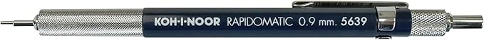 Koh-I-Noor Rapidomatic Mechanical Pencil, .9mm lead, Navy, 1 Each (5639)