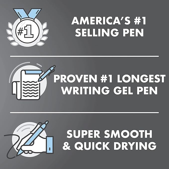 PILOT G2 Premium Refillable & Retractable Rolling Ball Gel Pens, 0.7mm Fine Point, 6 Black and 4 Blue Pens (Pack of 1, 10 Count Total)