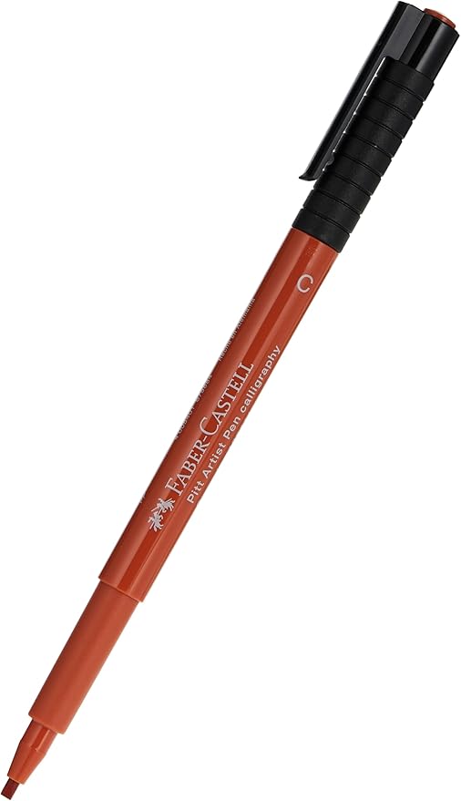 Faber-Castell 167506 Pitt Artist Pen Calligraphy Set of 6 2.5 mm Multicoloured