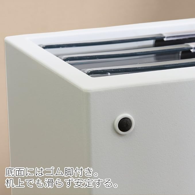 Iris Ohyama LCE-14S Ultra Shallow Type 14 Tiers A4 Letter Case, Stackable Up to 3 Tiers, Index Stickers, Drawer, Office Storage, Desk, Document Case, Storage Case, Envelopes, Clear, Storage, Tabletop,