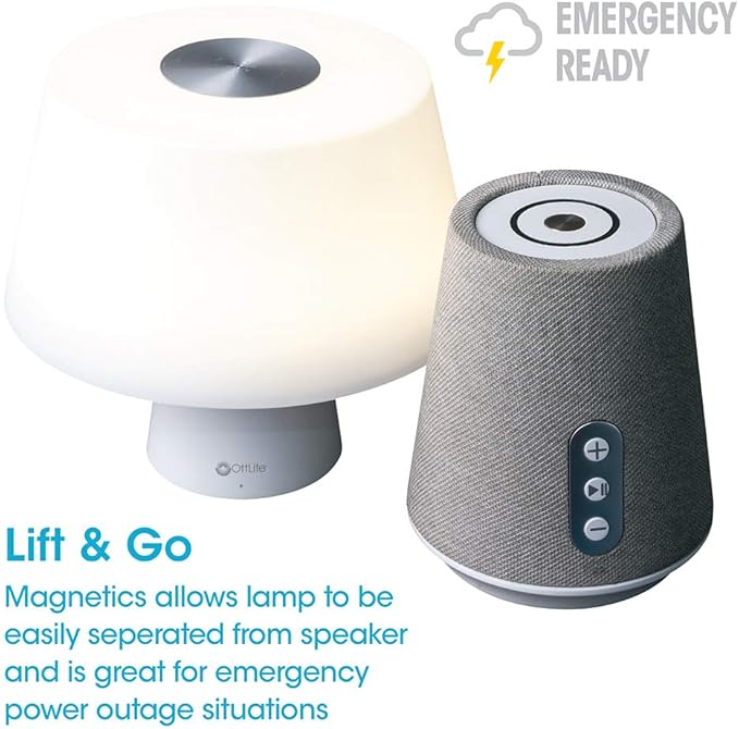 OttLite Entertain LED Speaker Lamp