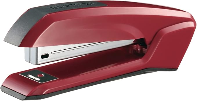 Bostitch Office Ascend 3 in 1 Stapler Integrated Remover & Staple Storage, 420 Staples Included, 20 Sheet Capacity, Lightweight, Red (B210R-RED), Full Size