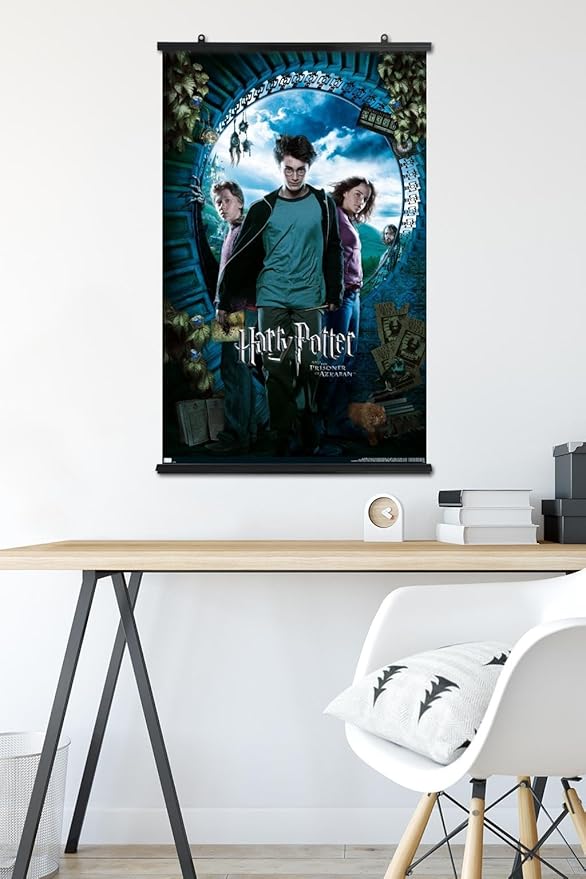 Trends International Harry Potter and the Prisoner of Azkaban - Sky One Sheet Wall Poster, 22.37" x 34.00", Premium Poster & Clip Bundle