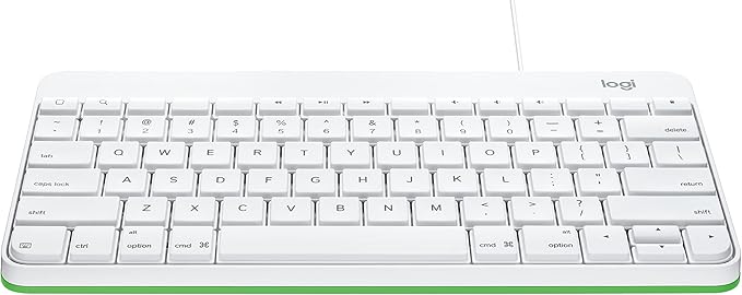 Logitech Wired Keyboard for iPad with Lightning Connector – White