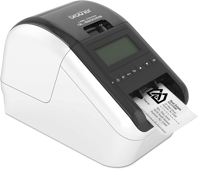 Brother QL-820NWB Professional, Ultra Flexible Monochrome Label Printer with Multiple Connectivity options