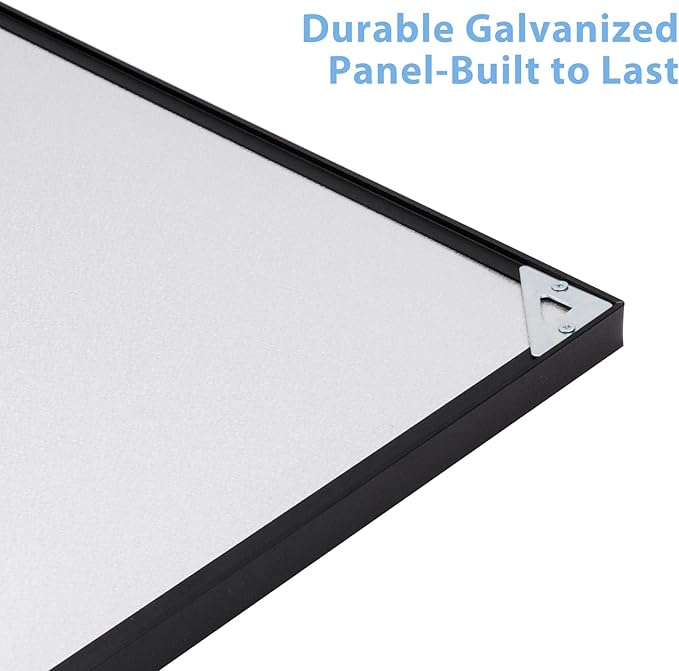 ARCOBIS Cork Board White Board Combo, 36"X24" Linen Bulletin Board Whiteboard for Wall, Magnetic Dry Erase Corkboard for Home, Office, School, Grey