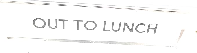 Out to Lunch Desktop Nameplate
