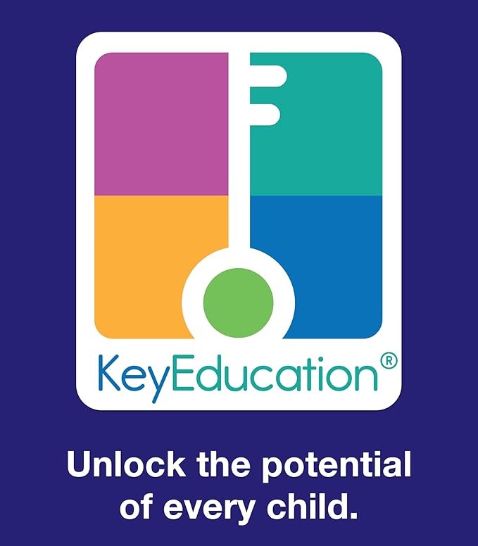 Key Education Sentence Building Game, Phonics Puzzles for Kids Ages 6-8, Learn to Read Parts of Speech, Sight Words, and More, Speech Therapy Materials for Kindergarten, 1st Grade, and Up