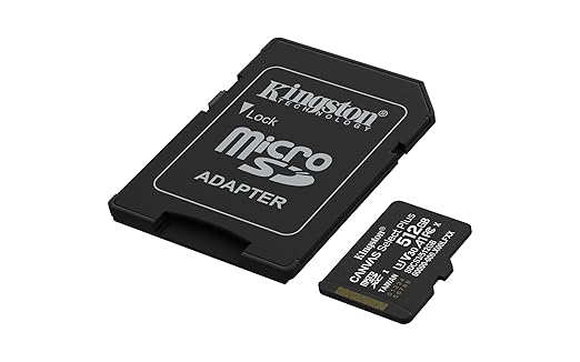 Kingston 512GB Canvas Select Plus microSD Card | Up to 150MB/s | Class 10, UHS-I, U1, V30, A1 | SDCS3/512GB
