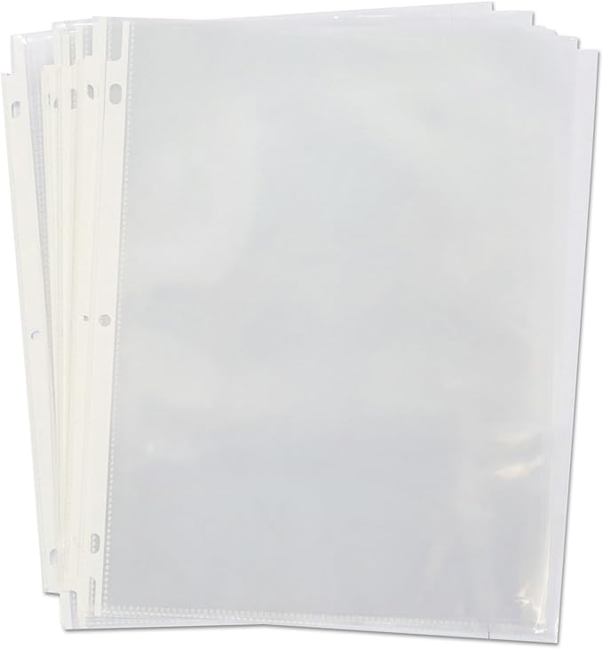 Universal Standard Sheet Protector, Economy, 8.5 x 11, Clear, 200/Box