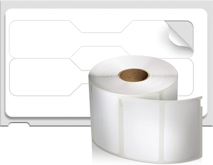DYMO Authentic LW 2-Up Price Tag Labels, DYMO Labels for LabelWriter Label Printers, 3/8" x 3/4", 1 Roll of 1500 (Pack of 10)