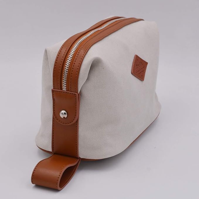 Convenience Kits International Premium Canvas Toiletry Bag (Ivory)