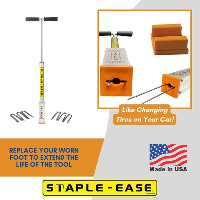 Replacement Attachment for Straw Blanket, Weed Barrier, Landscape Fabric, Turf, Sod, and TRMS (Standard Attachment)
