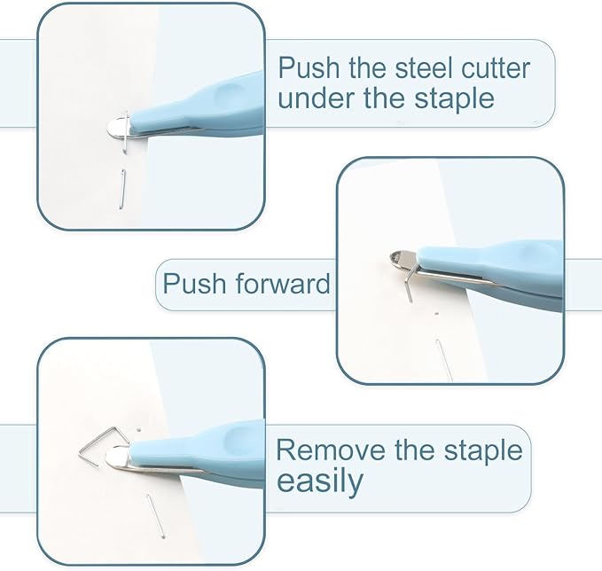 Professional Magnetic Staple Remover Puller Staple Puller Tool Staples Remover Staple Removal Tool for School Office Home (Multicolored 4)
