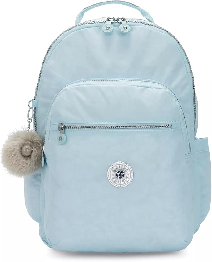 Kipling Women's Seoul 15" Laptop Backpack, Durable, Roomy with Padded Shoulder Straps, Built-In Protective Sleeve