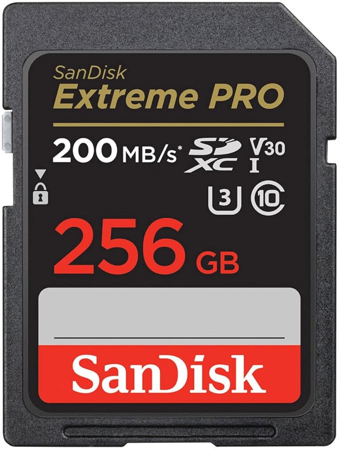 SanDisk Extreme PRO 256 GB Class 3/UHS-I (U3) V30 SDXC