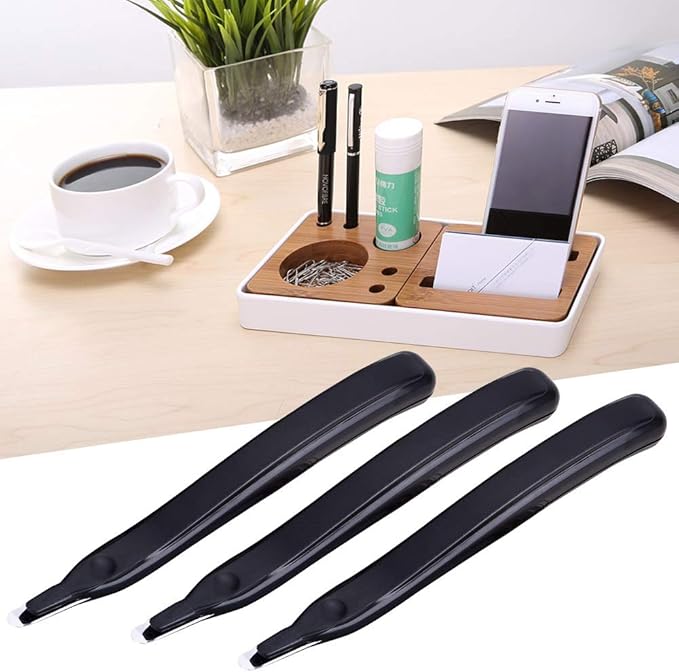 Staple Remover Professional Magnetic Easy Staple Removers Tool 3 PCS Staple Puller Remover Staple Pullers for Office, School and Home
