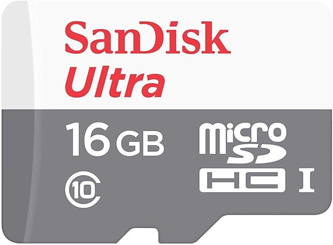 SanDisk Ultra SDSQUNS-016G-GN3MN 16GB 80MB/s UHS-I Class 10 microSDHC Card