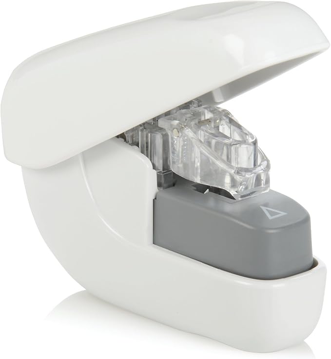Swingline Stapleless Stapler, 5 Sheets, White (79198)
