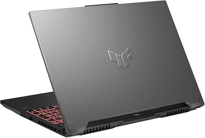 ASUS TUF Gaming A16 Laptop, 16”FHD + 144Hz Gaming Laptop, AMD Ryzen 7-7445HS, NVIDIA GeForce RTX 4050, 16 GB DDR5, 512 GB SSD, BK, Gray, Windows 11 Home, TWE Laptop Foldable Stand