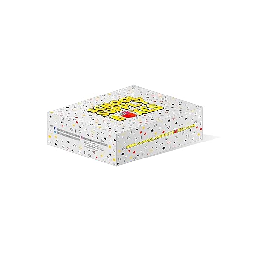 School Supply Boxes | Elementary School Case (4 Boxes) | Back to School Essentials Kit for Students & Teachers | Includes Wide-Ruled Paper Products, Crayons, Markers, Colored Pencils, & More