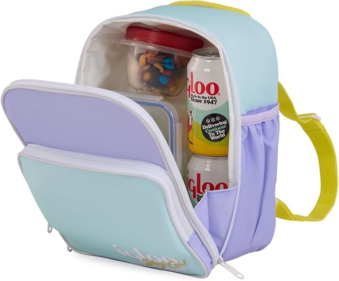 Igloo Lilac Breeze CONVERTIBLE RETRO BACKPACK