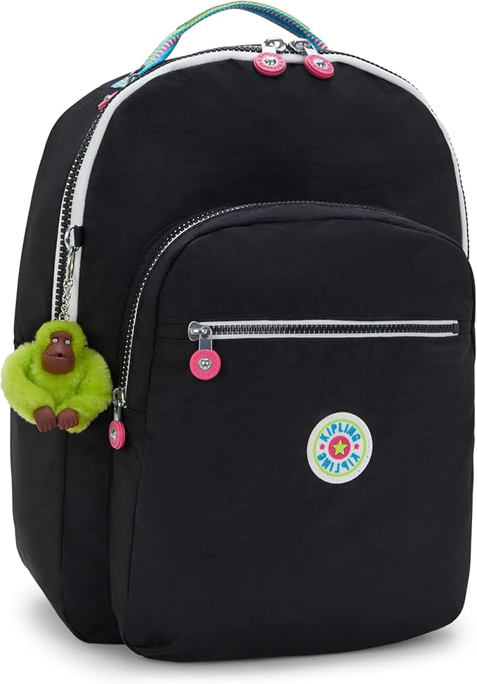 Kipling Women's Seoul 15" Laptop Backpack, Durable, Roomy with Padded Shoulder Straps, Built-In Protective Sleeve