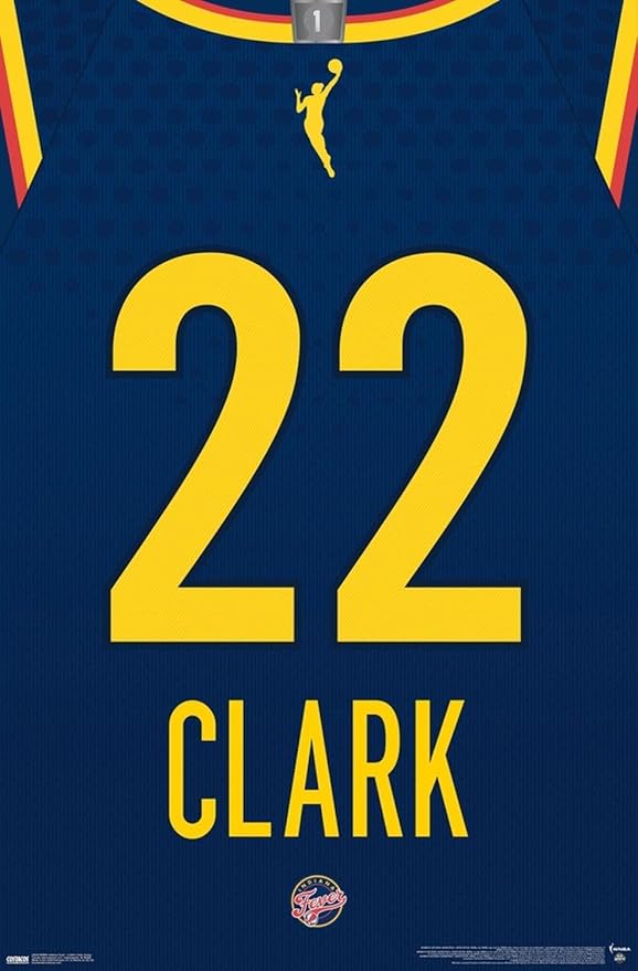 WNBA Indiana Fever - Caitlin Clark Jersey Wall Poster, 19L" x 13W", Premium Unframed Version