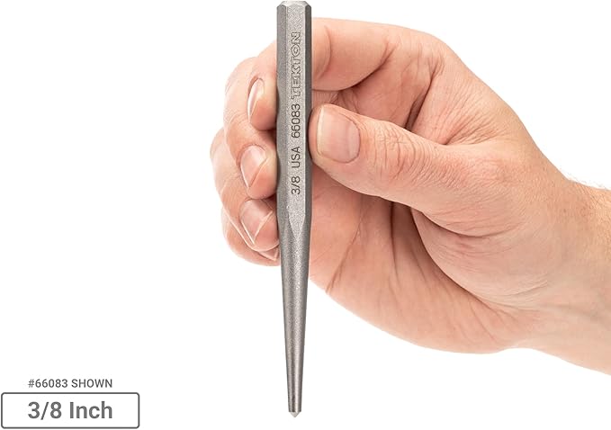 TEKTON Center Punch Set, 5-Piece (1/4-1/2 in.) | PNC95002 | Made in USA