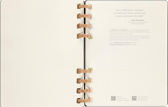 Moleskine 2024 Spiral Academic Planner, 12M, Extra Large, Black, Hard Cover (7.5 x 10)