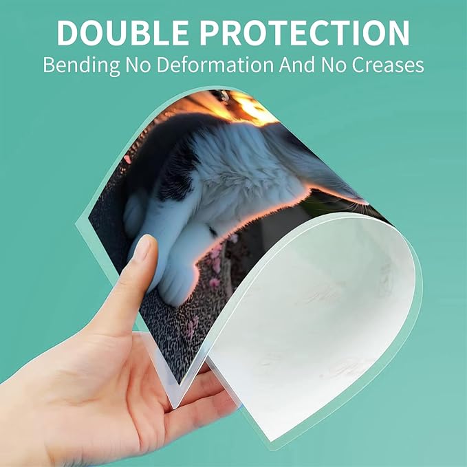 Thermal Laminating Sheets, 9” x 11.5” Laminating Sheets, 3 Mil Thickness Clear Laminating Pouches, Compatible Thermal Laminators, 200 Packs.