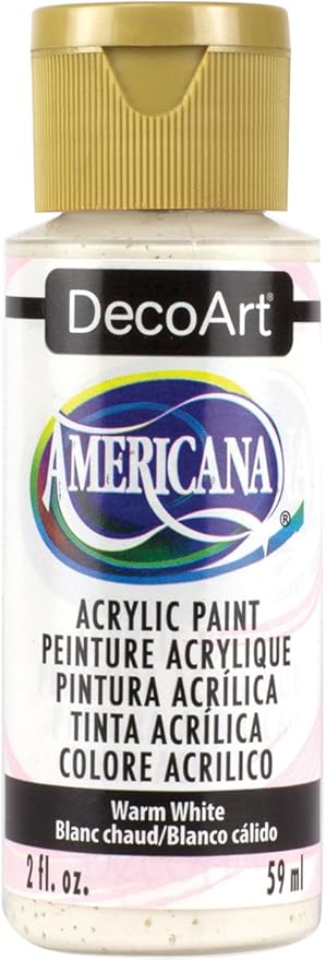DecoArt Americana Acrylic Paint, 2-Ounce, Warm White