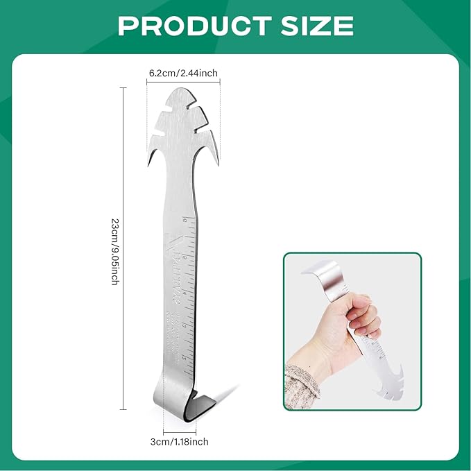 Staple Shark, Multi-Functional Staple Remover and Puller for Electrical, Construction, and Cable Staples - The Ultimate Tool for DIY Enthusiasts and Gifts for Men (2 PCS)