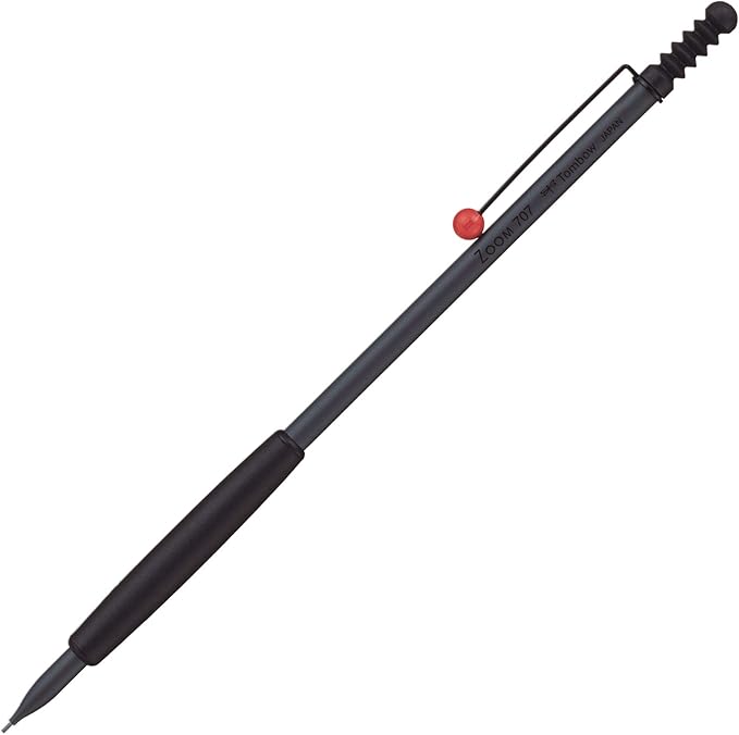 Tombow Pencil Mechanical Pencil, 0.5mm, ZOOM (with Gift Case), 707 Gray/Black SH-ZS1