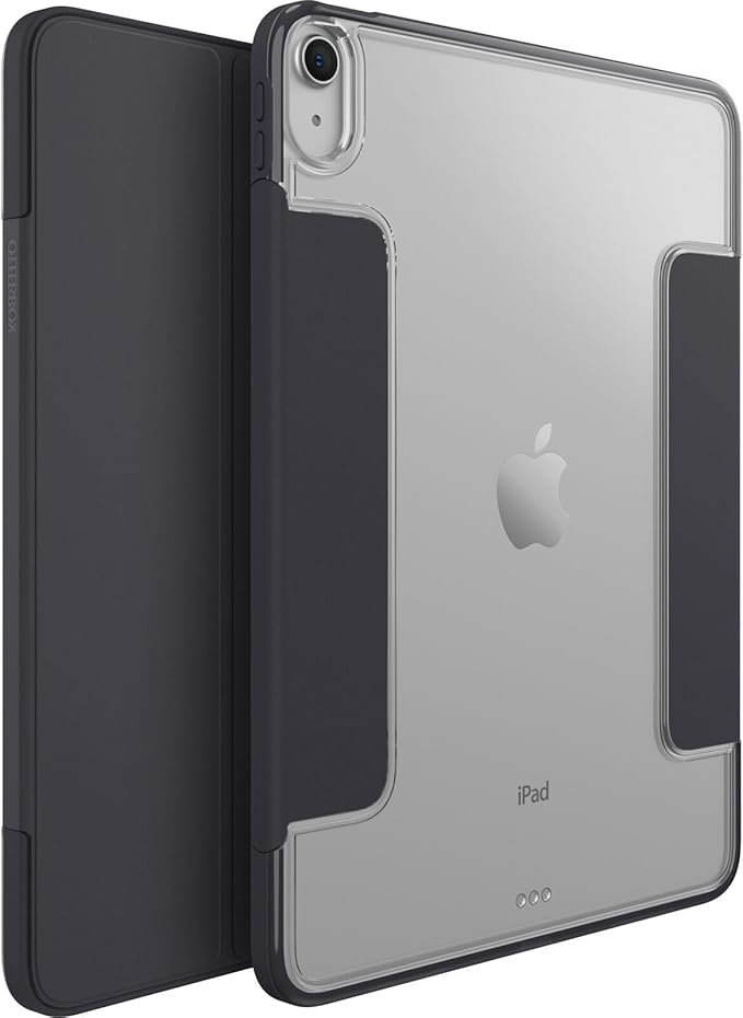 OtterBox - Symmetry Series 360 Elite Case for 11" iPad Air M2/4th/5th Gen - Scratch-Resistant Tablet Case with Folio and Apple Pencil Holder (Scholar Grey)