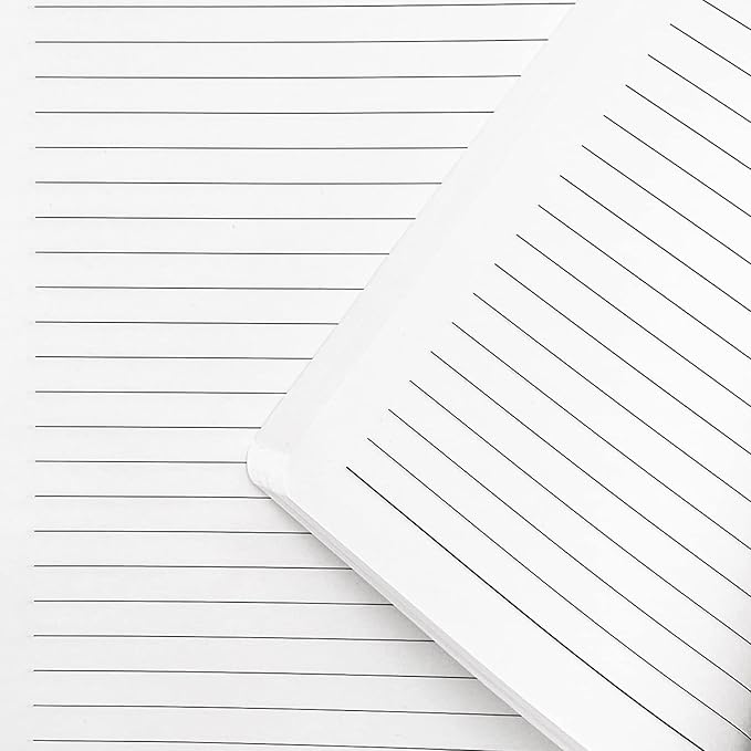 Notebook Journal, College Ruled Notebook Lined A5 160 Pages,Hard Cover Journals for Writing, Notebooks for Work Office School Women Men,5.7 inches x 8.4 inches(Light Blue)