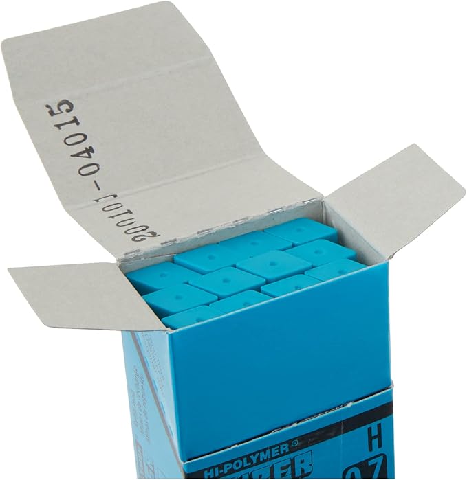 Pentel Super Hi-Polymer Lead Refill, 0.7mm Medium, H, 12 tubes of Lead (50-H) (Pack of 5)