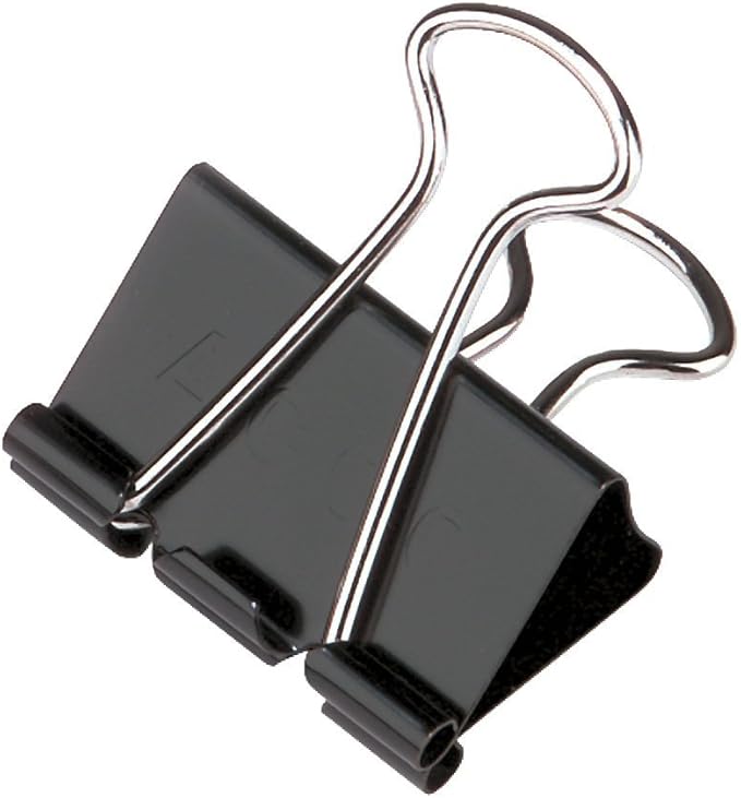 ACCO Binder Clips, Small, 1 Case, 144 Boxes/Case, 12 Clips/Box (A7072020CS)