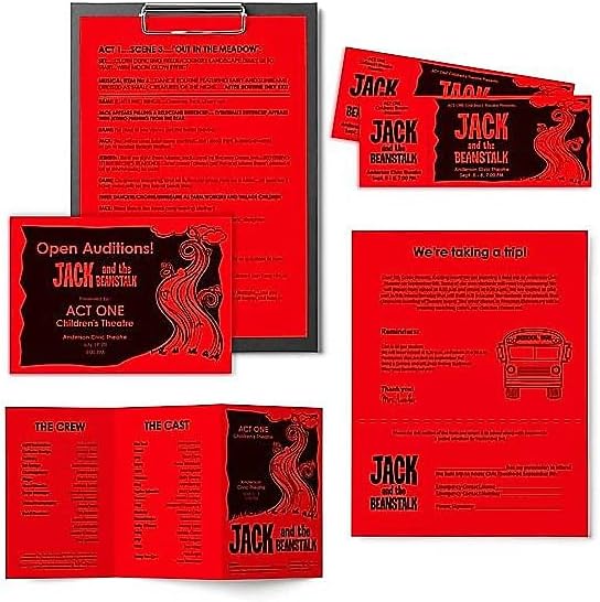 Astrobrights Color Paper, 8.5” x 11”, 24 lb/89 gsm, Re-Entry Red, 500 Sheets (21558)