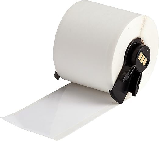Brady All Weather Permanent Adhesive Vinyl Label Tape for M610, M611, M710, BMP61, and BMP71 Printers - 2" x 50', White. M6C-2000-595-WT