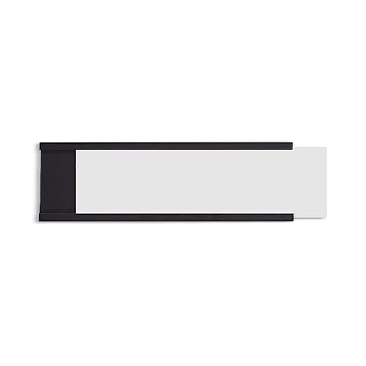 Master Magnetics Heavy-Duty Magnetic Labels - Magnetic Label Holders for a Metal File Cabinet, Shelf, Whiteboard - Fits Signs and Tags - 6" L x 2" H - Includes 35 Perforated Cards - 25-Pack