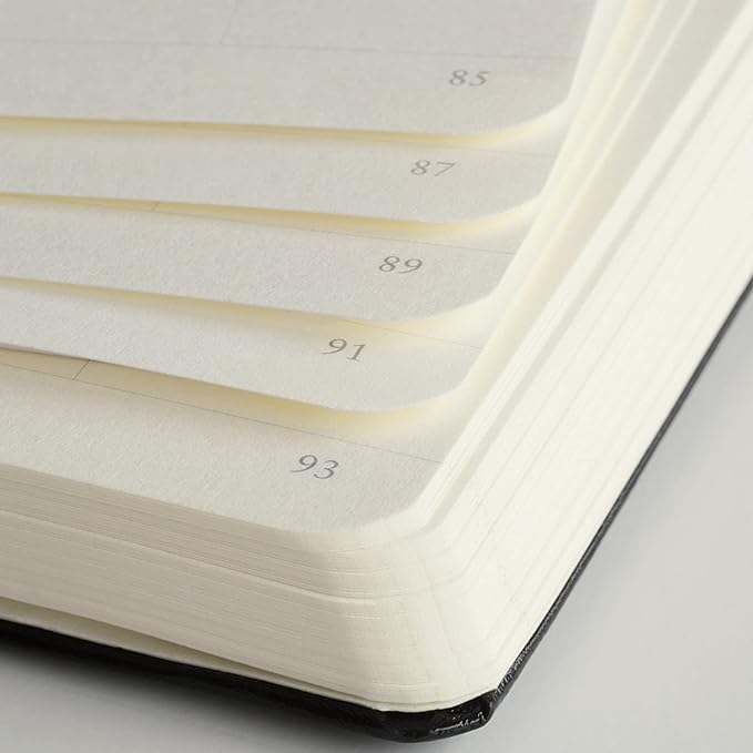 LEUCHTTURM1917 - Notebook Hardcover Medium A5-251 Numbered Pages for Writing and Journaling (Black, Squared)