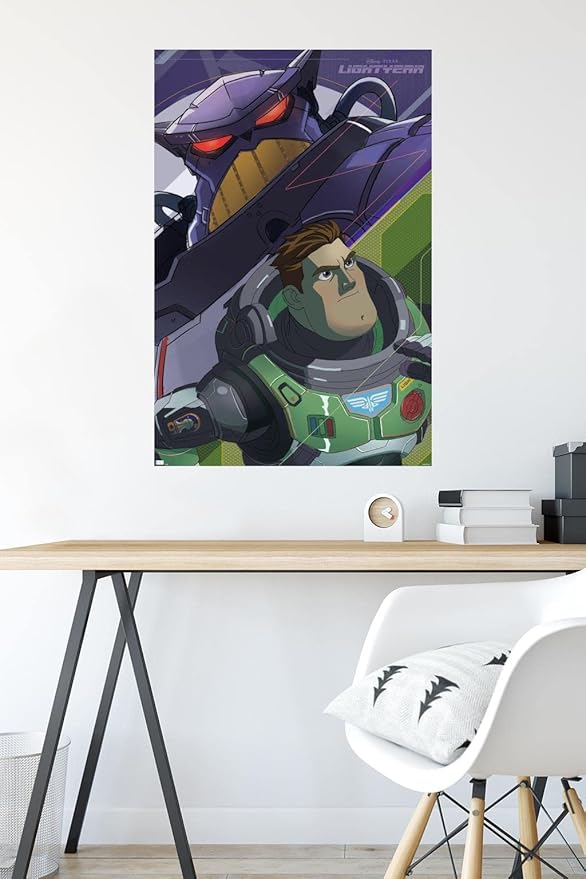Trends International Disney Pixar Lightyear - Buzz and Zurg Wall Poster, 22.375" x 34", Premium Unframed Version