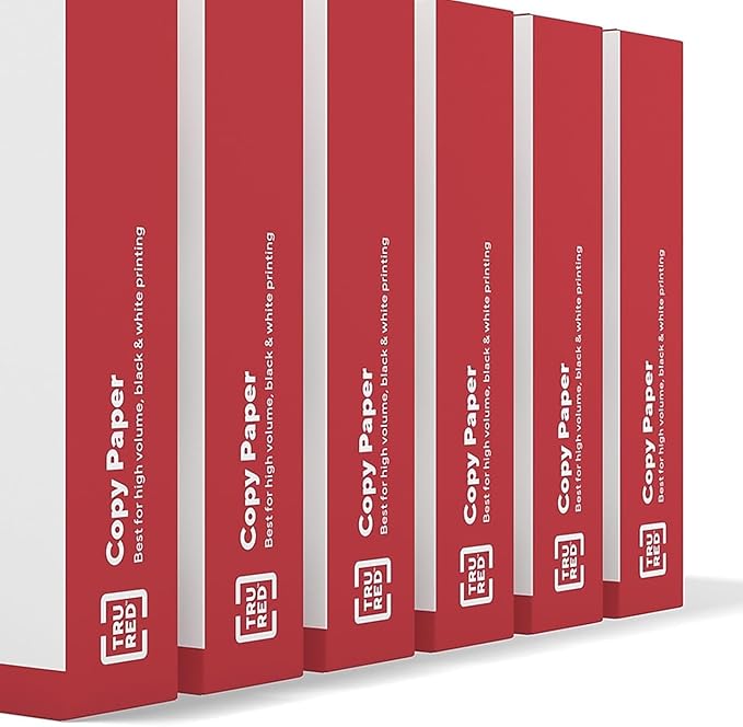 Staples 8.5-inch x 11-inch Copy Paper, 20 lbs., 92 Brightness, 600 Sheets/Ream, 6 Reams/Carton