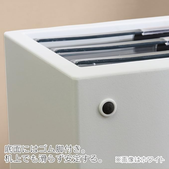 Iris Ohyama LCE-14S Ultra Shallow Type 14 Tiers A4 Letter Case, Stackable Up to 3 Tiers, Index Stickers, Drawer, Office Storage, Desk, Document Case, Storage Case, Envelopes, Clear, Storage, Tabletop,