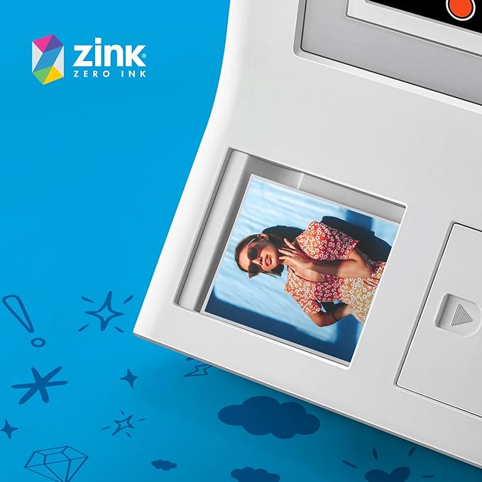 HP Sprocket 3.5 x 4.25” Zink Sticky-Backed Photo Paper (100 Pack) Compatible with HP Sprocket 3x4 Photobooth and Photo Printer