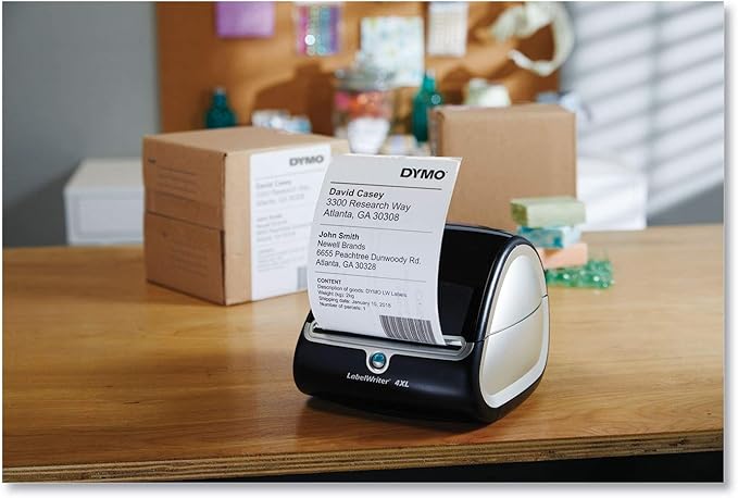DYMO Rhino Industrial Vinyl Labels 12 mm x 5.5 m Black Print on Orange Self-Adhesive for Rhino & LabelManager Label Makers