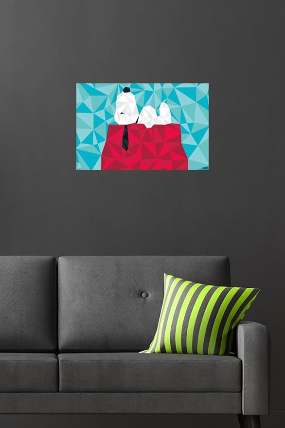 Peanuts: Astronomy-Geometry - Snoopy Wall Poster, 22.4L" x 14.7W", Premium Unframed Version