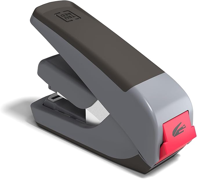 STAPLES TRU RED One-Touch CX4 Desktop Stapler, 20-Sheet Capacity, Black/Gray (TR58482)